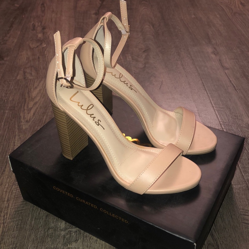 Lulus Nude Heels